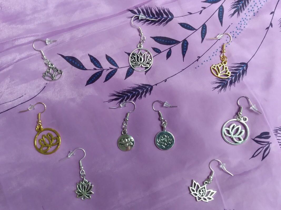 Lotus Earrings Group