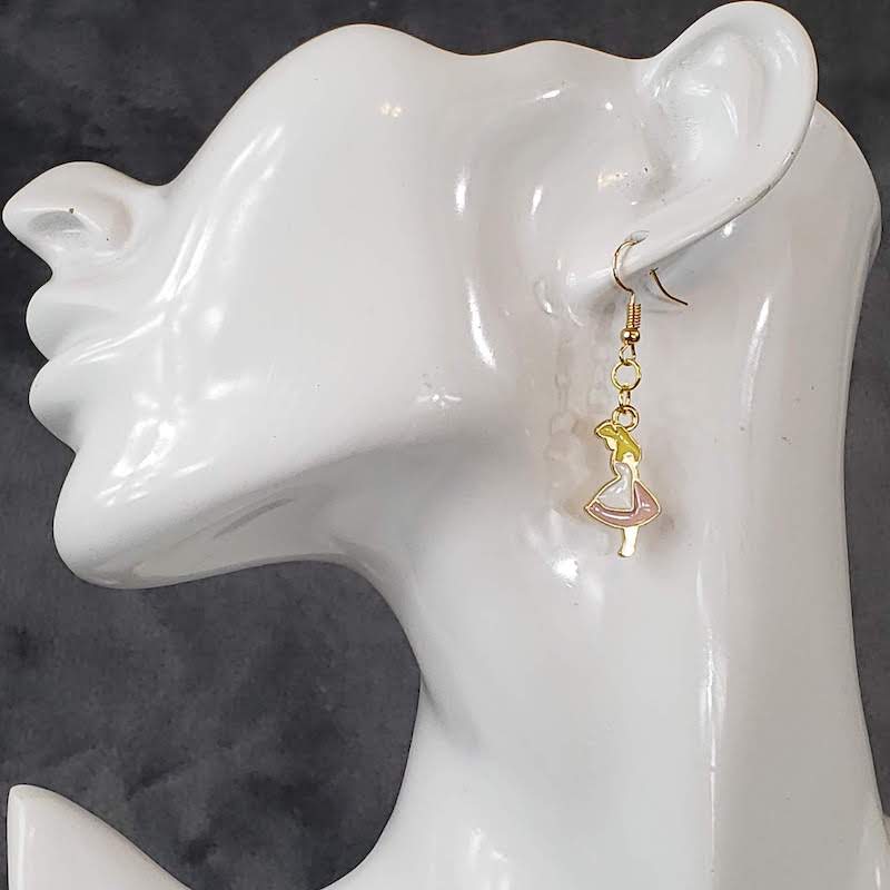 Tiny Alice in Wonderland Movie Earrings