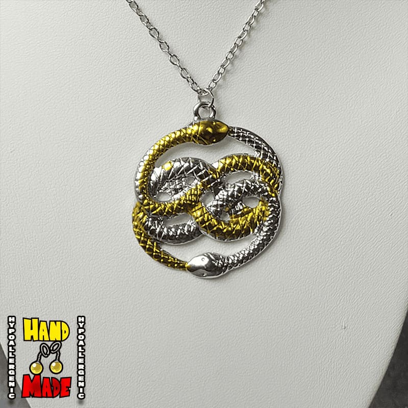 Double Ouroboros Movie Necklace