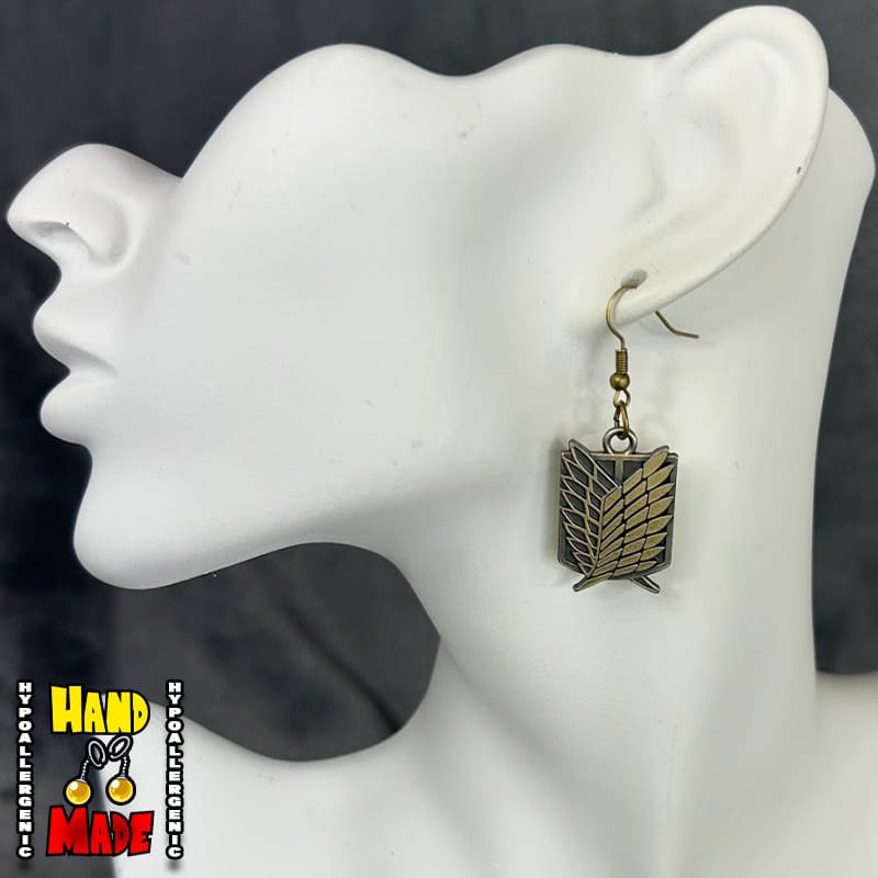 Sentinel Wing Anime Earrings