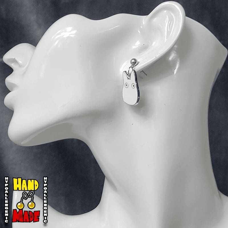 White Rabbit Anime Earrings