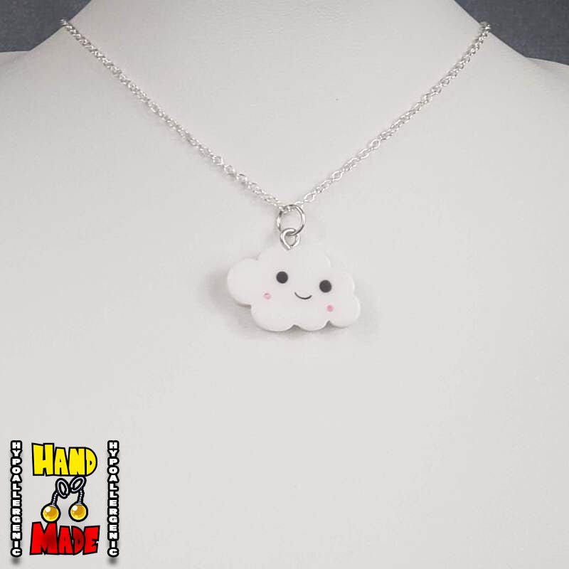 Happy Clouds Anime Necklace