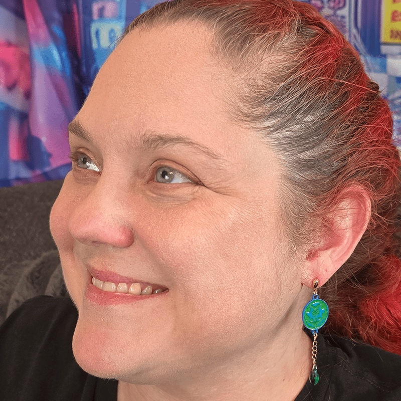 Ladybug and Scarab Anime Earrings