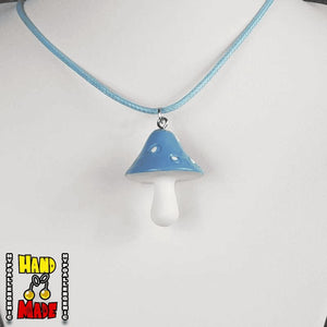 Large Retro Mushroom Necklace
