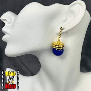 Midnight Orb Anime Earrings