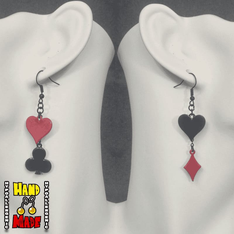 Harley Quinn Mismatched Earrings