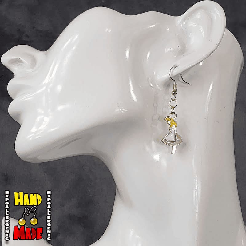 Tiny Alice in Wonderland Movie Earrings