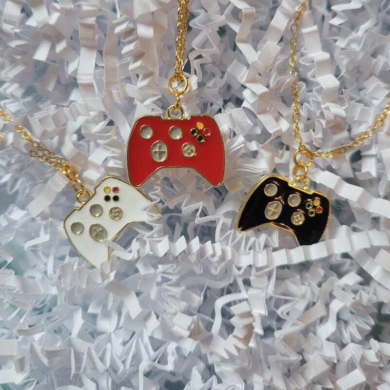 A group picture of all 3 necklaces displayed.