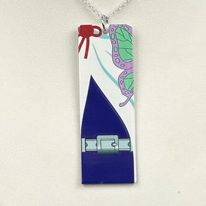 Acrylic Kanao Hanafuda Necklace