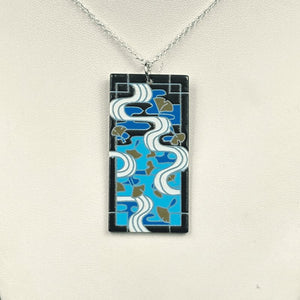 Acrylic Mamoko Hanafuda Necklace