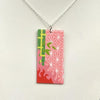 Acrylic Nezuko Hanafuda Necklace- Pattern