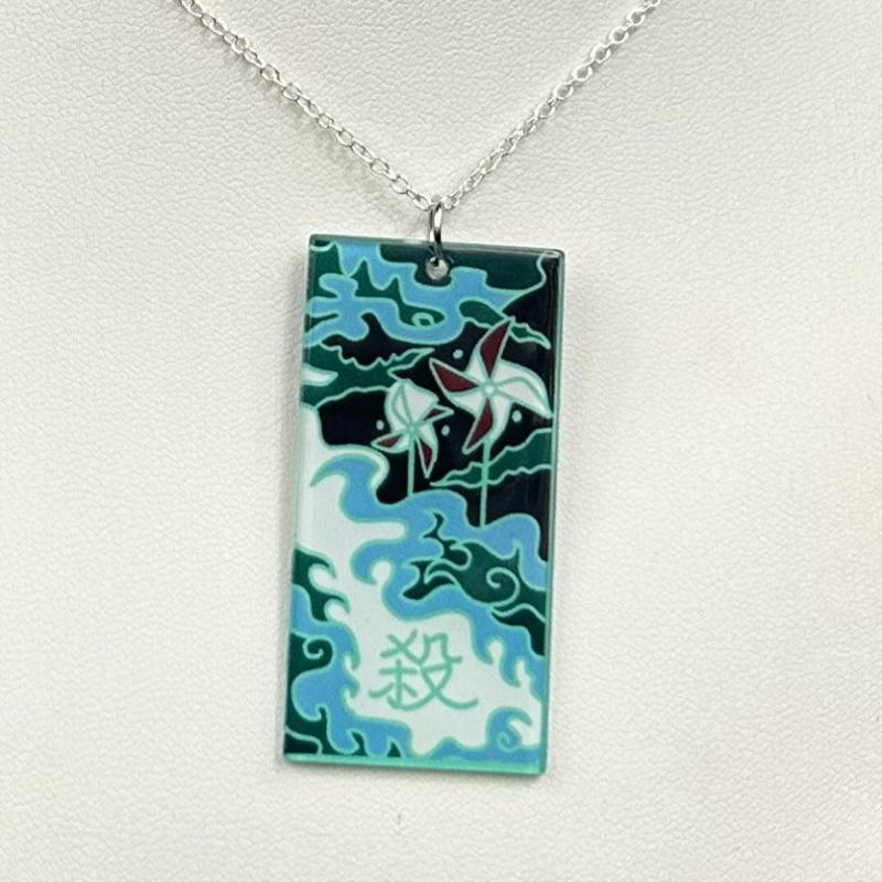 Acrylic Sanemi Hanafuda Necklace