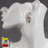 Acrylic King Earrings