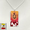 Acrylic Rengoku Hanafuda Necklace