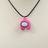 Pink Among Us Gaming Necklace