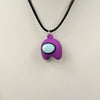 Purple Among Us Gaming Necklace