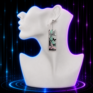 Butterfly Grace Hanafuda Anime Earrings