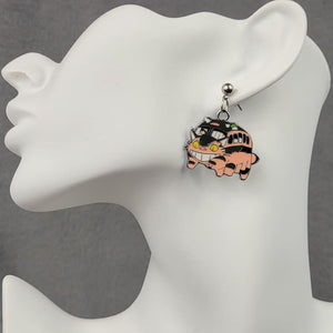 Catbus Anime Earrings- Smooth Style