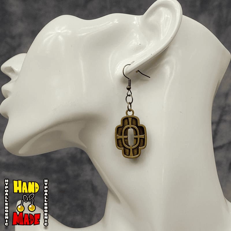 Demon Slayer Sword Guard Earrings