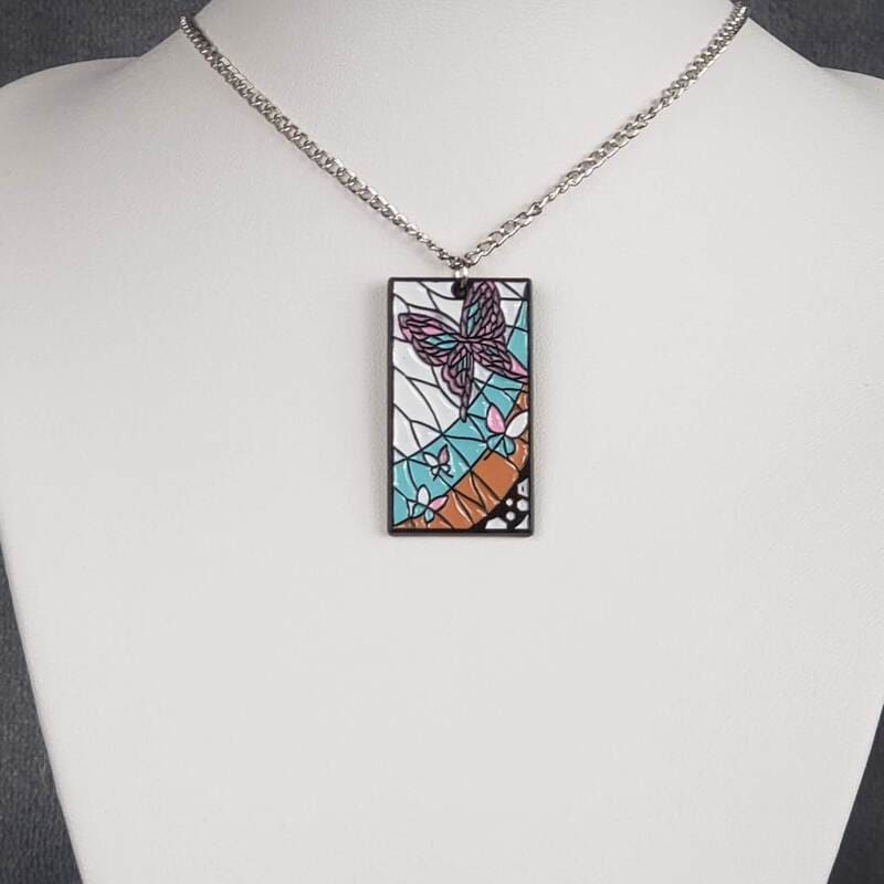 Metal Kanae Hanafuda Necklace