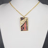 Metal Tengen Hanafuda Necklace