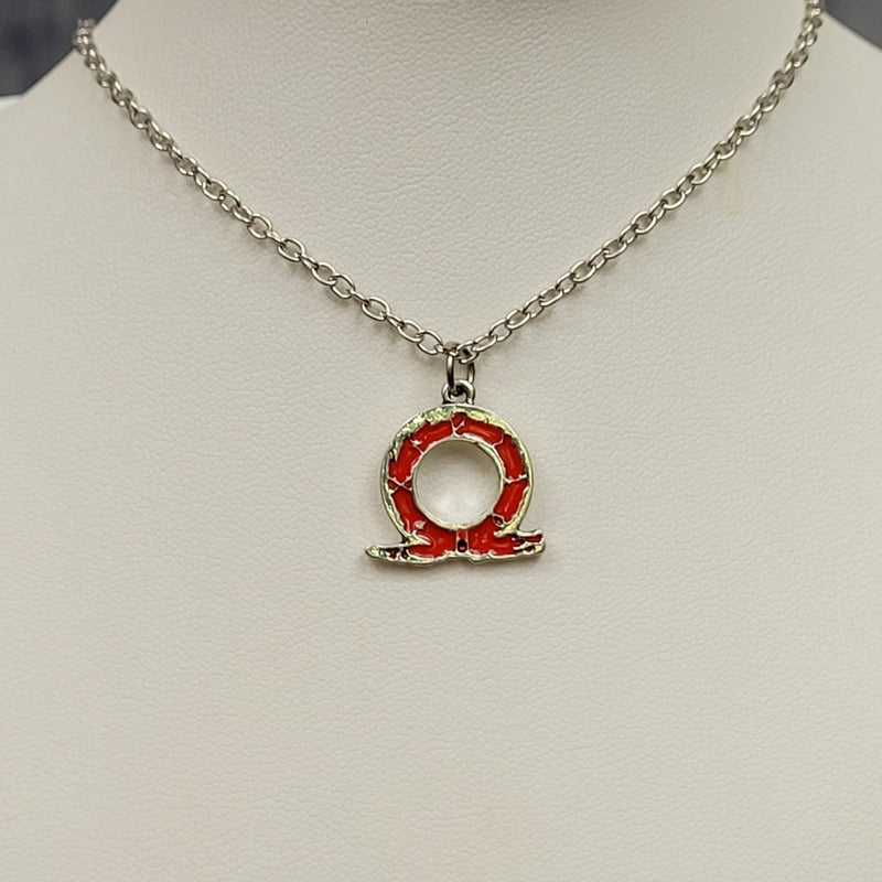 God of War Omega Symbol Necklace