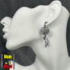 God of War Shield and Talon Bow Earrings