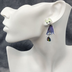 Hollow Knight Dangle Gaming Earrings