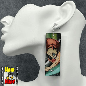 Inosuke Character Hanafuda Earrings