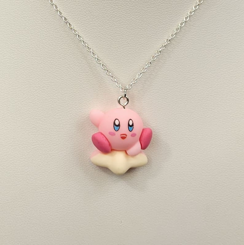Cloud Kirby Necklace