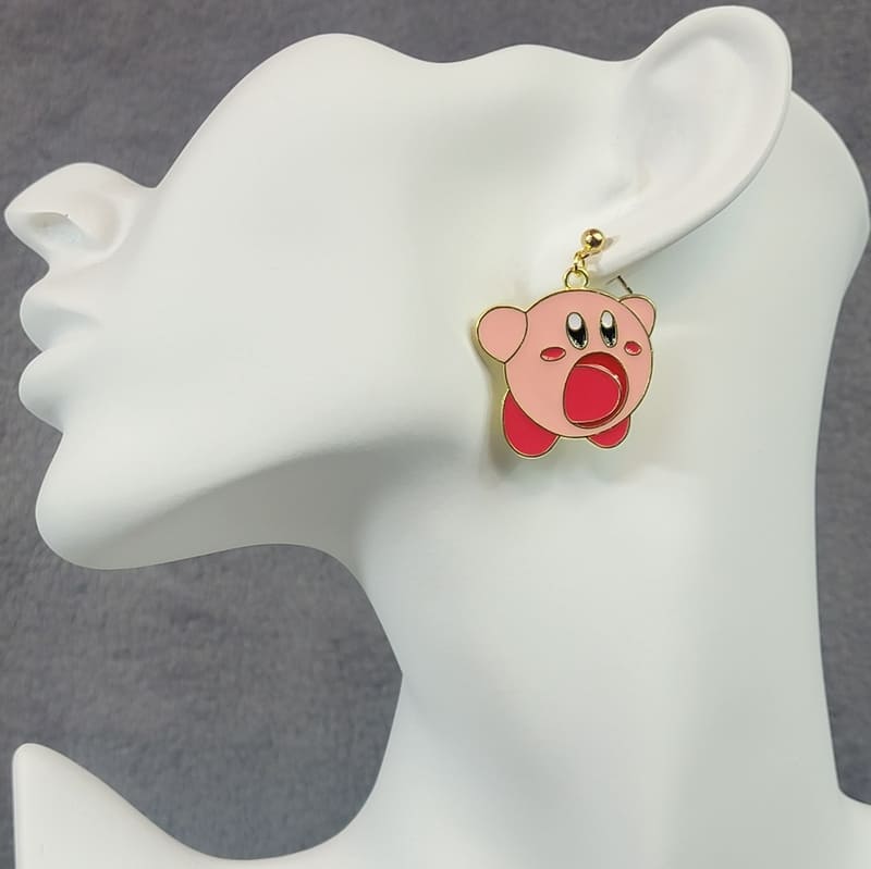 Metal Kirby Earrings