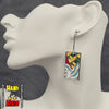 Metal Giyu Hanafuda Earrings