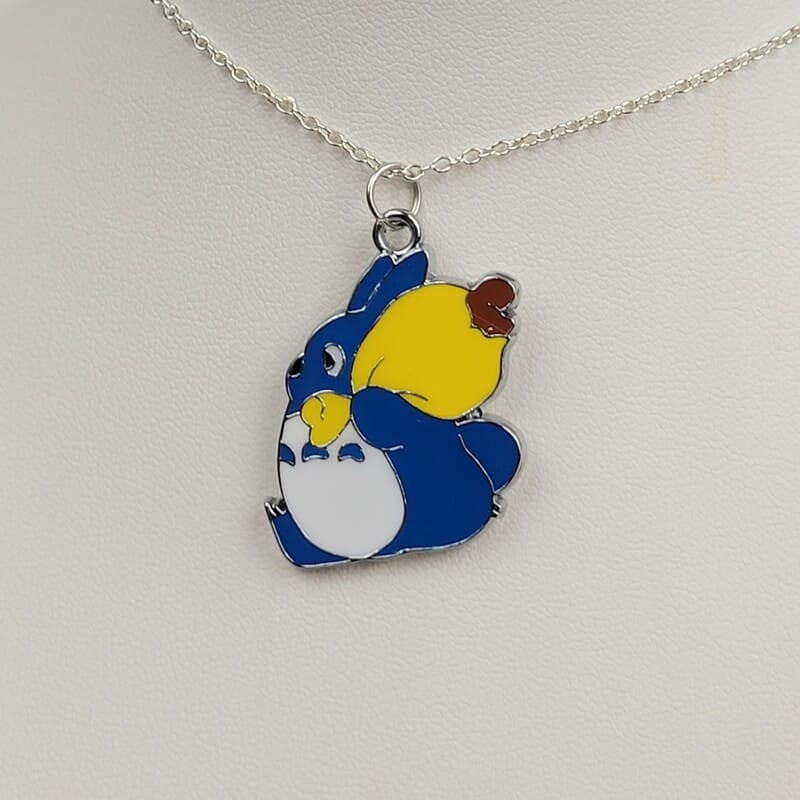 Totoro with Yellow Sack Necklace