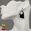 No Face with Heart Earrings