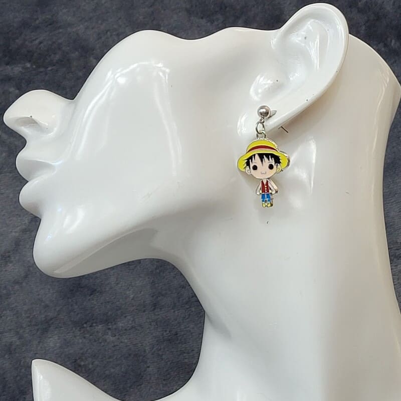 One Piece Luffy Earrings