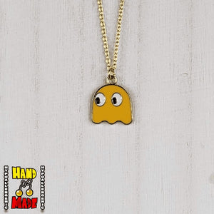 Pac-Man Ghost Necklace