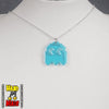 Plastic Pac-Man Ghost Necklace