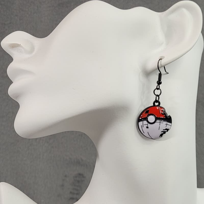 Pokemon Death Star Earrings