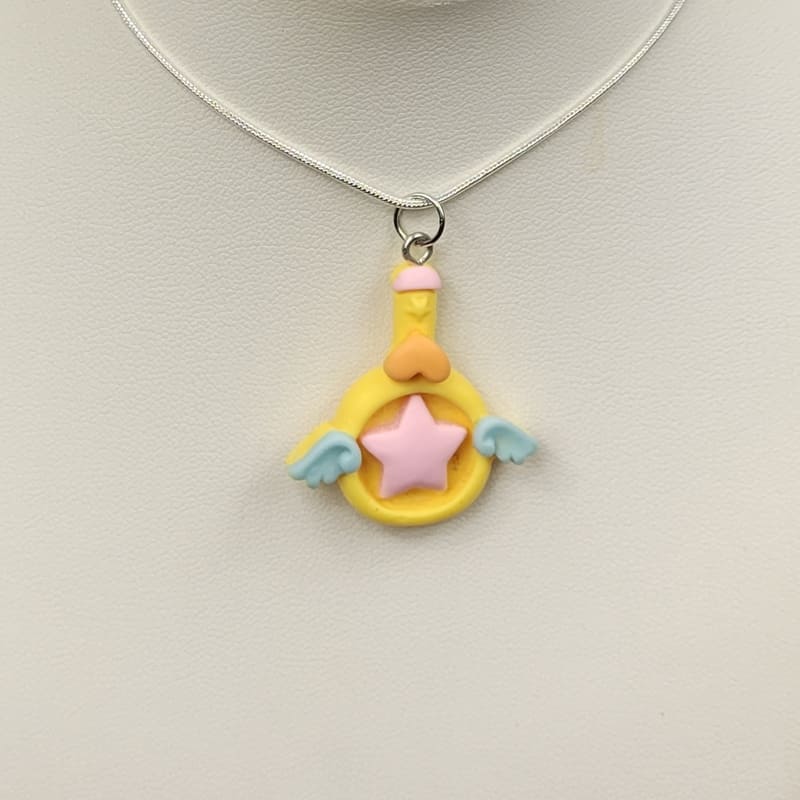 Sailor Moon Star Compact Wand Necklace
