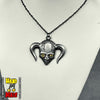 Silver Full Hollow Mask Necklace