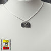 Silver Pac-Man Necklace