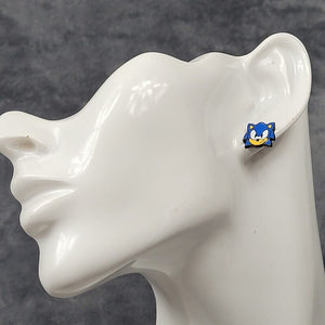 Sonic the Hedgehog Smirking Earrings