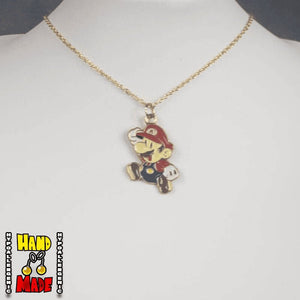 Handmade Super Mario Gaming Necklace