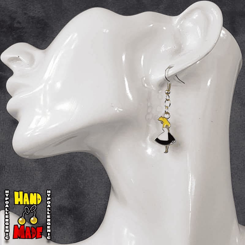 Tiny Alice in Wonderland Earrings