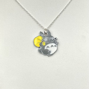 Totoro with Yellow Sack Necklace