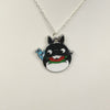 Totoro Eating a Watermelon Anime Necklace