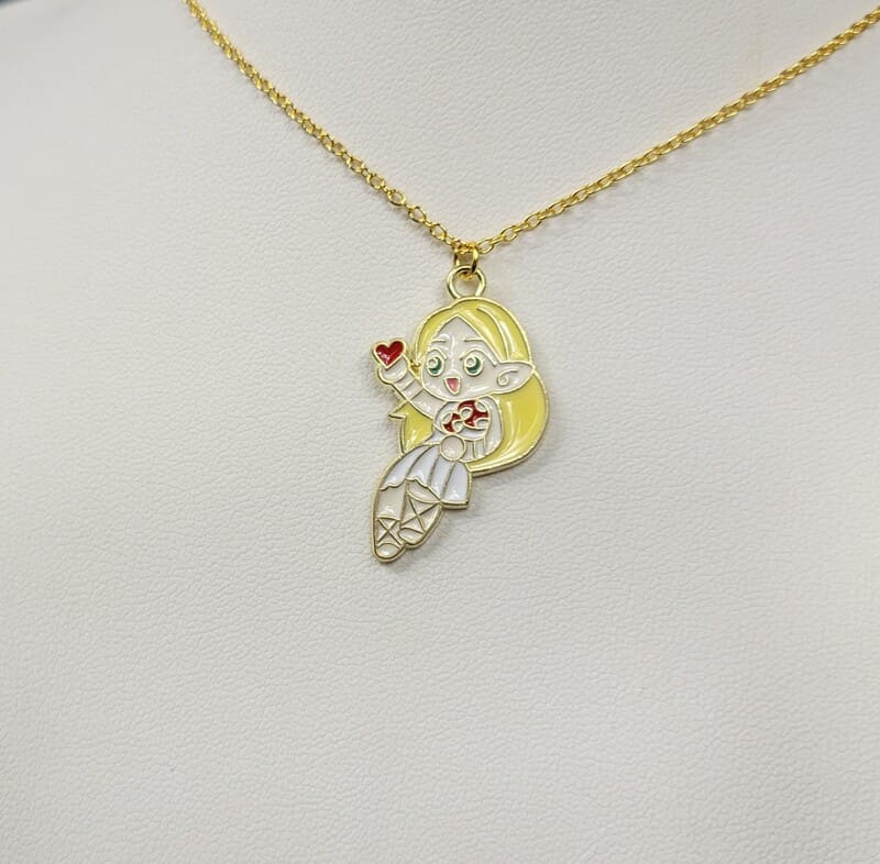 Zelda with a heart Necklace