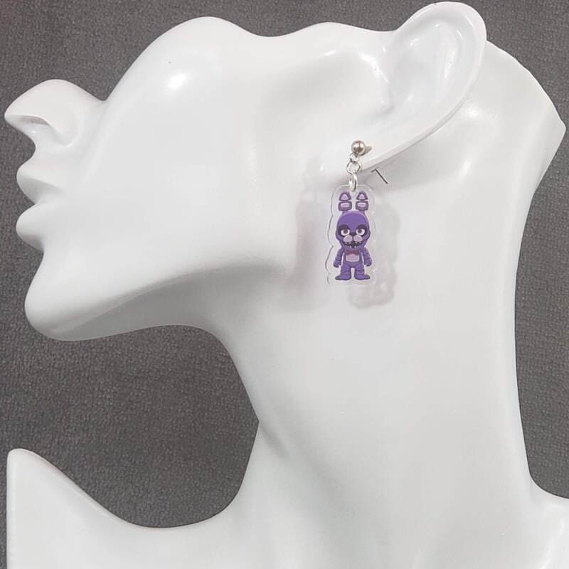 Bonnie the Bunny Gaming Earrings