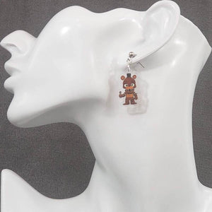 Freddy Fazbear Gaming Earrings