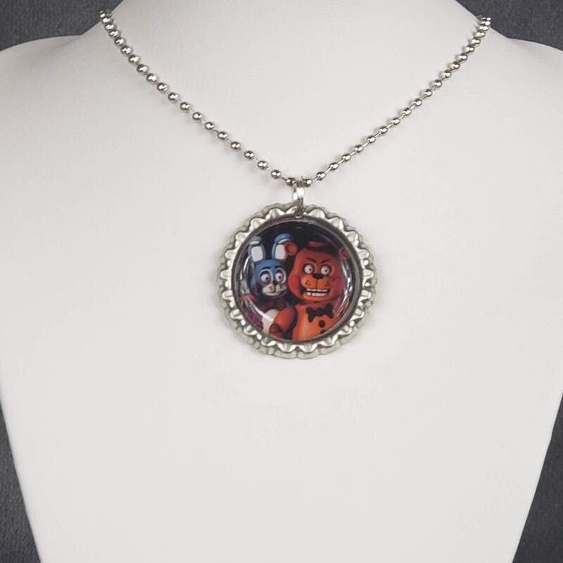 5 Nights at Freddy's Freddy and Bonnie Necklace